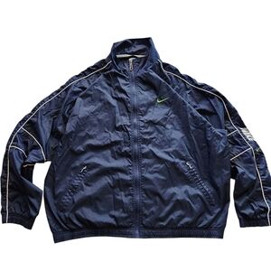 Vintage Nike 90’s Y2K Men's Size XL Navy Windbreaker Jacket